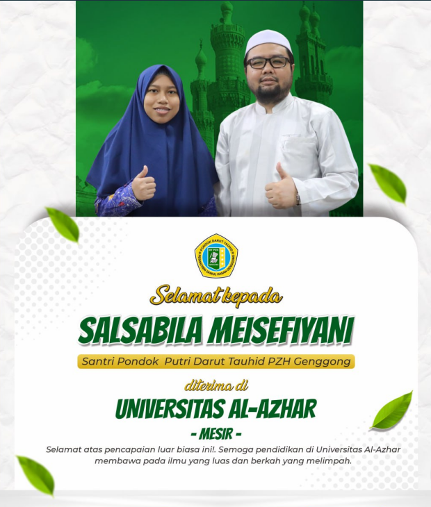 Santri Darut Tauhid Tembus Al-azhar Kairo